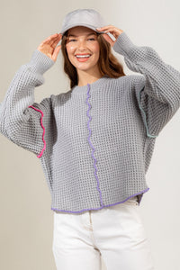 Color Wheel Top/Sweater