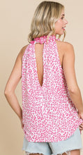Load image into Gallery viewer, Flamingo Kind of Day Halter Top
