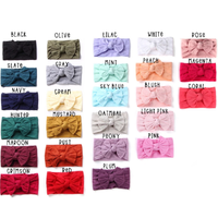 Cable Knit Nylon Headband- Multiple Colors