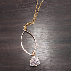 Victoria Cross Swvorski Crystal Necklace