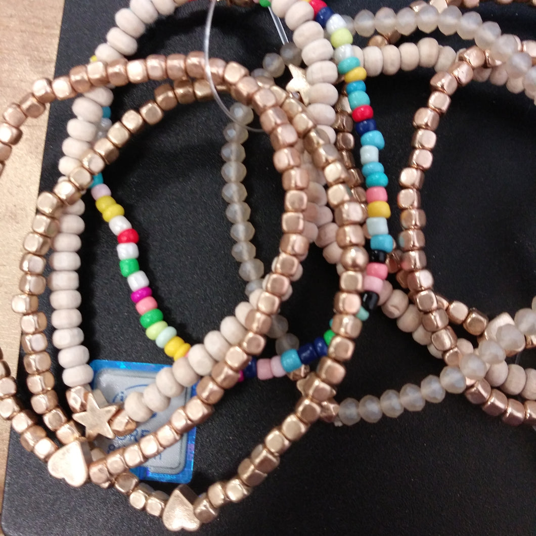 Wood and Bead Braclet