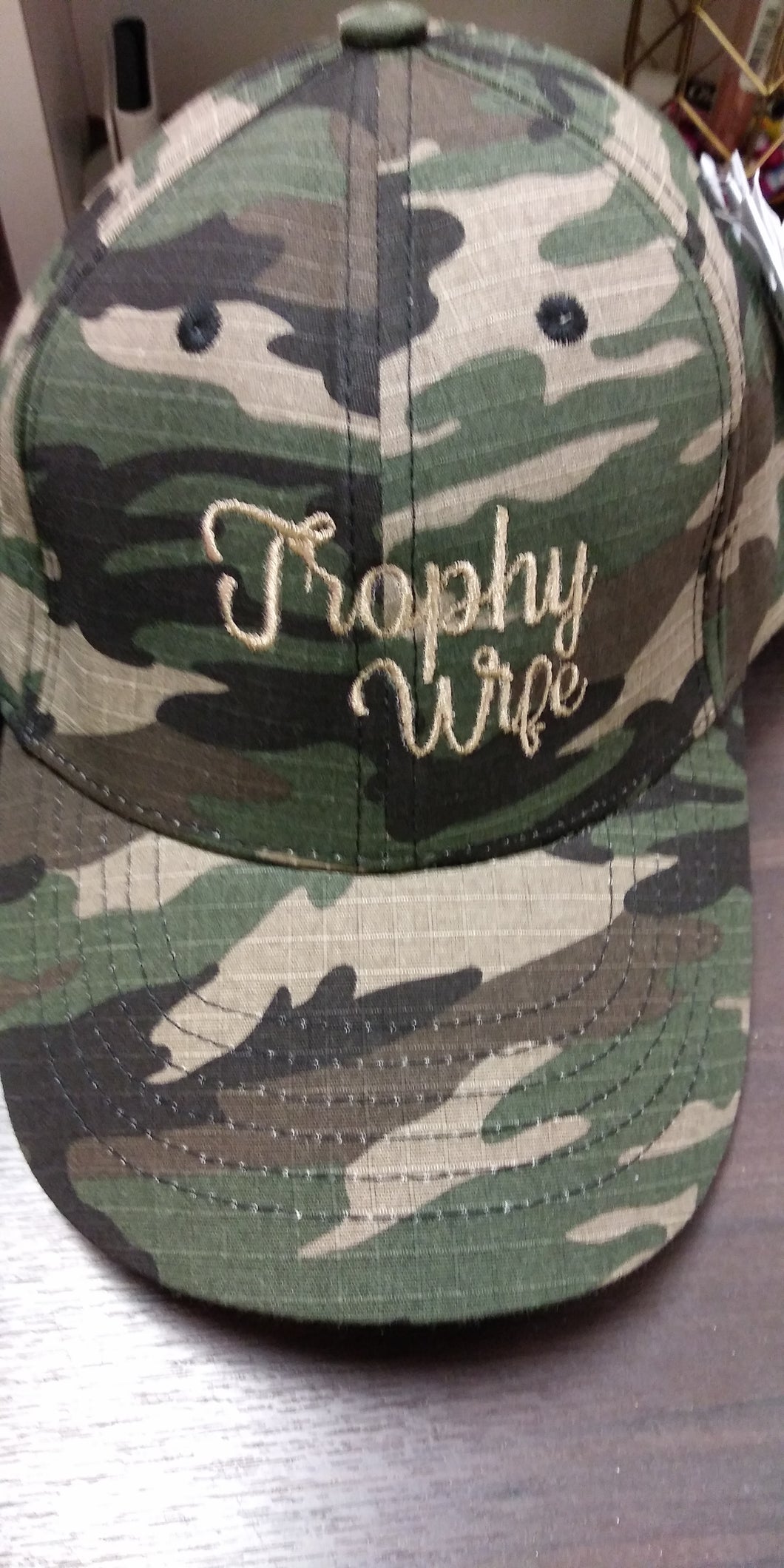 Trophy Wife Camouflage Hat