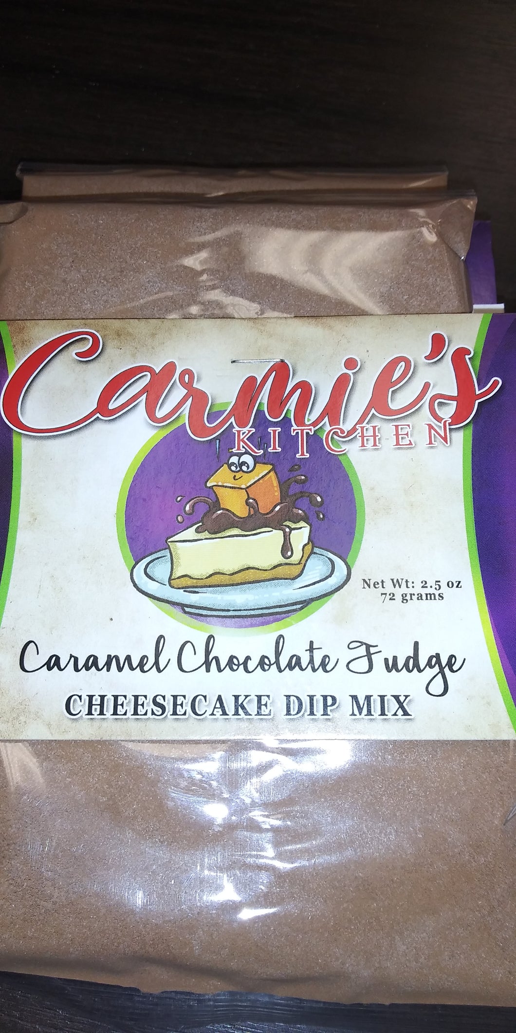 Carmies Carmel Choclate Fudge Cheesecake Dip Mix