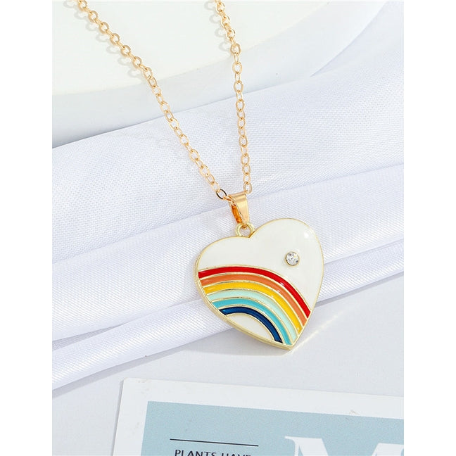 White Rainbow Necklace