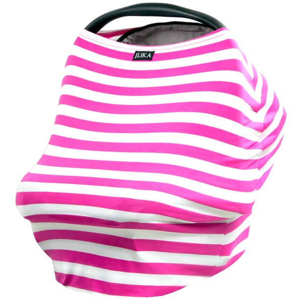 Hot Pink Canopy & Breastfeeding Cover