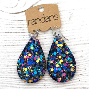 Glitter Sparkle Dangle Earrings- Multiple Styles