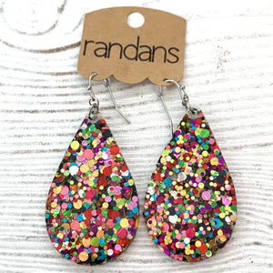 Glitter Sparkle Dangle Earrings- Multiple Styles