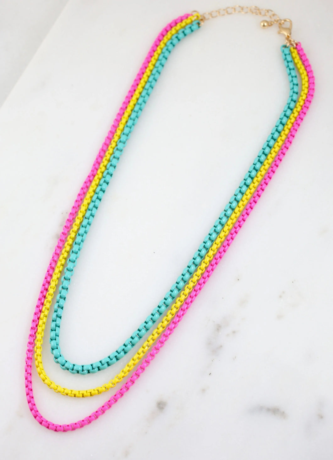 Frankie Neon Layered Necklace