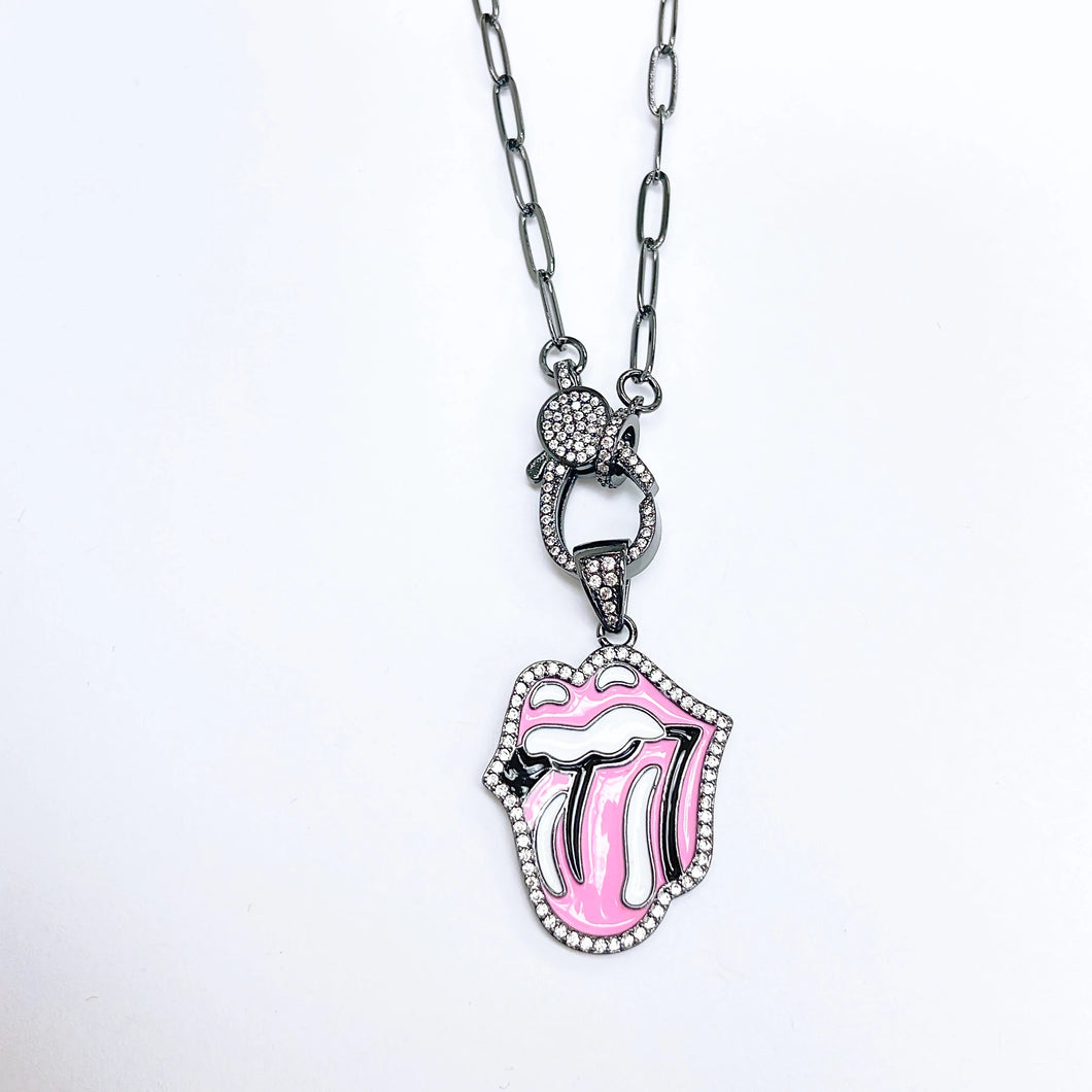 Rolling Pink Necklace
