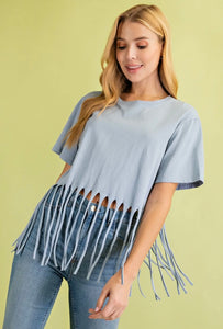 All That Fringe Top