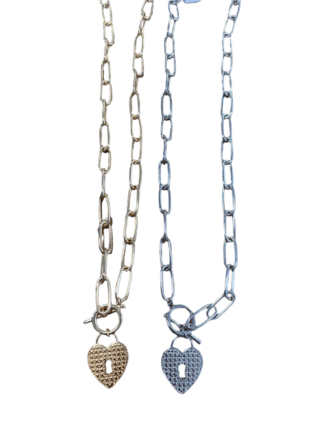 Sparkle Locket Chain Necklace- Multiple Colors