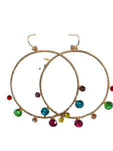 Gold Hoops With Studs - Multiple Styles