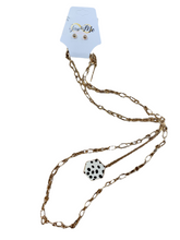 Load image into Gallery viewer, Long Large Chain Animal Print Pendant Necklace- Multiple Colors
