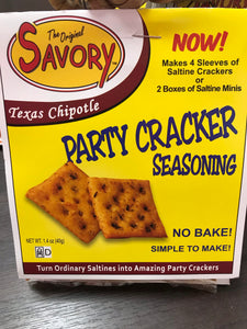 Savory Party Cracker Seasoning Texas Chipotle