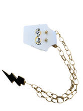 Load image into Gallery viewer, Lightning Bolt Necklace Thick Gold Chain-Multiple Colors
