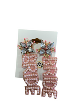 Load image into Gallery viewer, Pearl Stoned Bride Earrings- Multiple Colors
