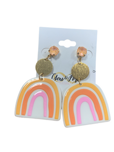 Sherbet Rainbow Earrings