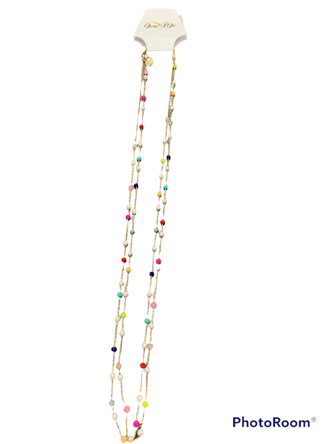 Pearl Rainbow Gold Necklace