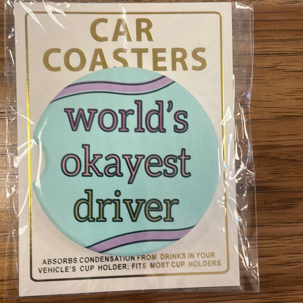 World’s Okayest Driver car coaster