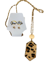 Load image into Gallery viewer, Long Gold Chain With Large Animal Pendant- Multiple Styles
